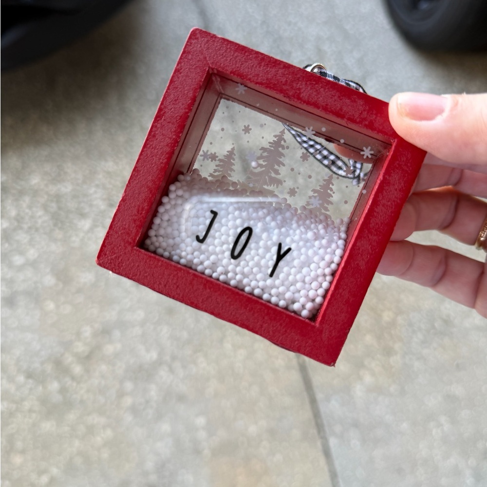 Hobby Lobby Red Joy Ornament